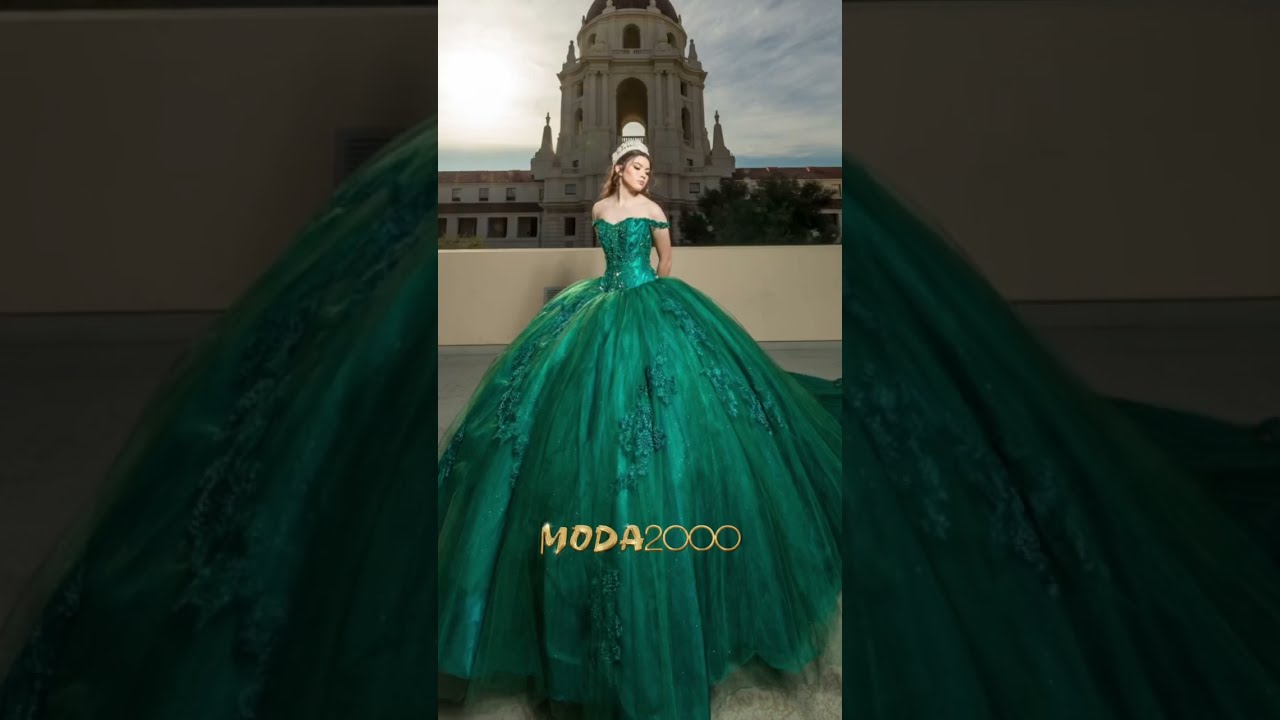Emerald Green Quince Dresses💚 Moda 2000 YouTube