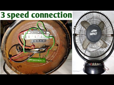 3 speed table fan connection/ap table fan 3 speed connection/ table fan resistance coil