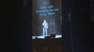 Bart Millard, from Mercy Me, Singing Acapella as My Wife Joins In. #mercyme #concert #shorts