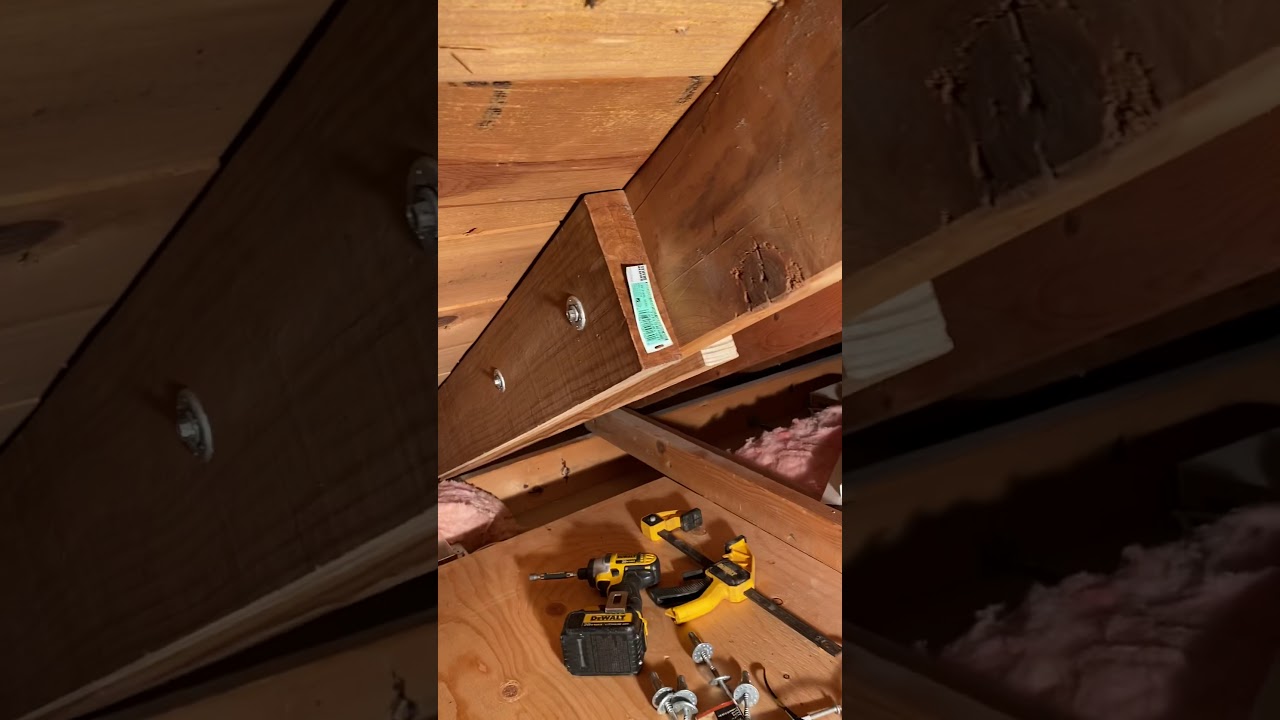 repairing broken rafters