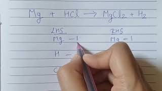 How to balance: Mg   HCl = MgCl2   H2