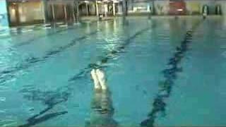 Synchronised swimming: Spin