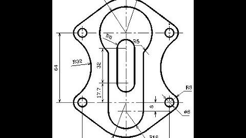 Bài tập AutoCAD | buổi 5_2 Sử dụng các lệnh Trim, Array, Offset, Rotate | Học tốt AutoCAD