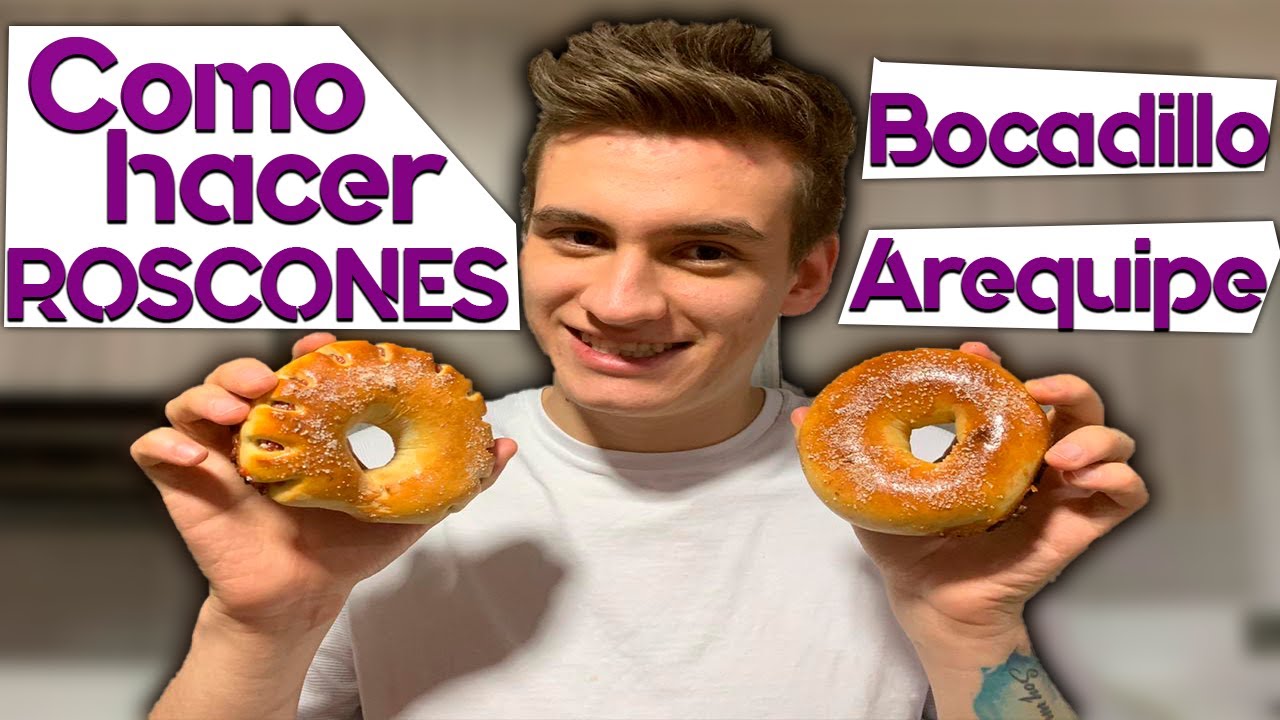 Como hacer ROSCONES de AREQUIPE y BOCADILLO a mano completamente