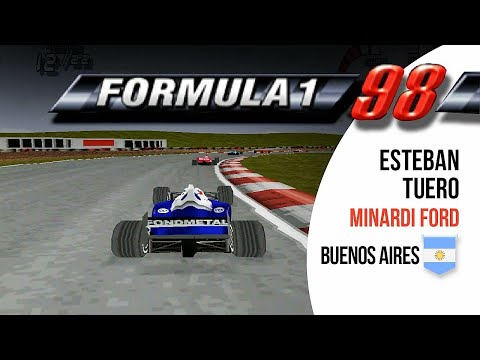 F1 98 ps1 gameplay: Buenos Aires - Esteban Tuero (Hard)