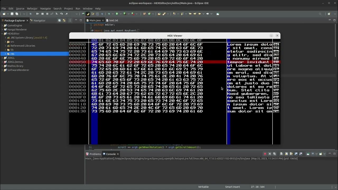 Hex Viewer (Prototype) | Java - YouTube