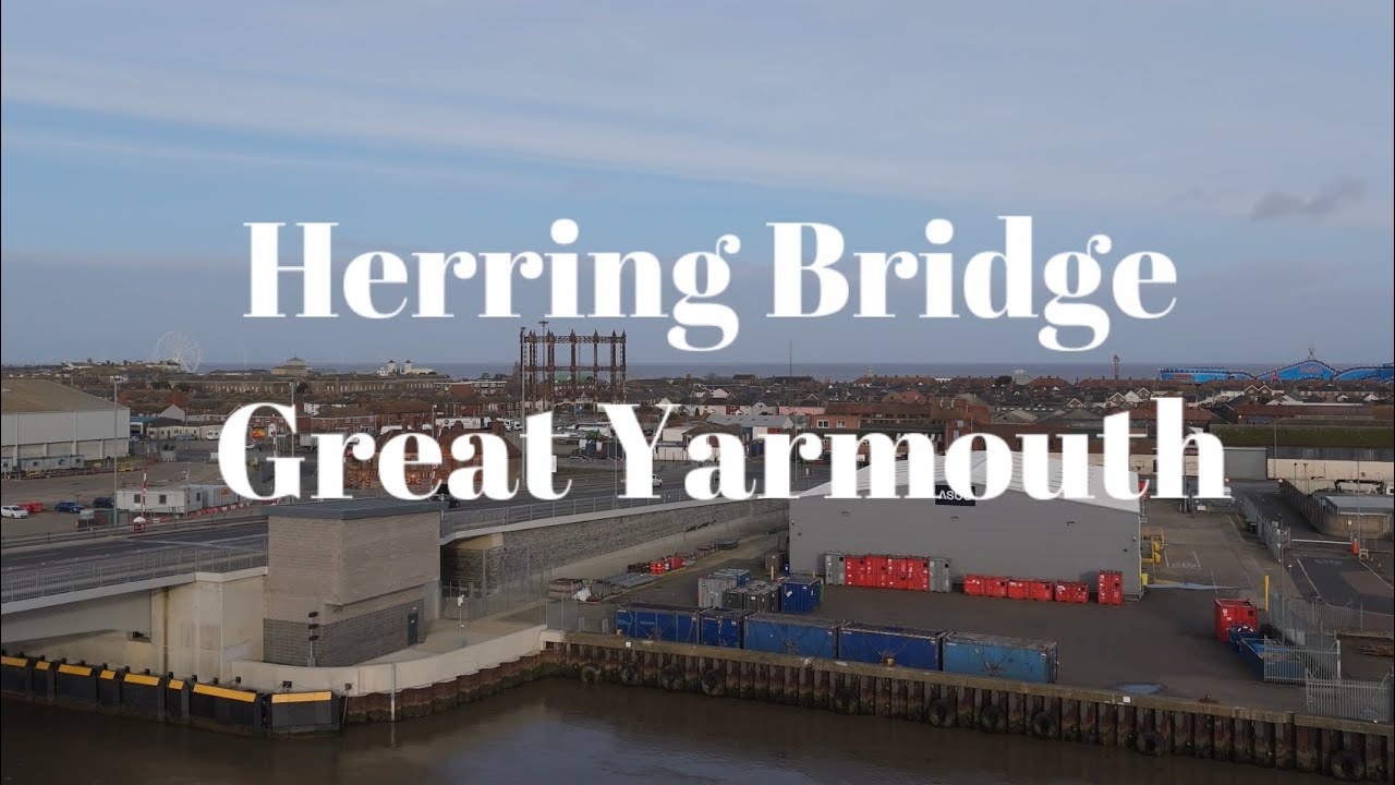 Herring Bridge, Great Yarmouth, Norfolk , England. Opened on 1st February 2024
