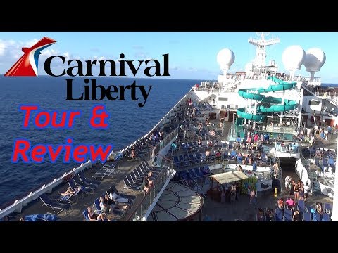 Wideo: Carnival Liberty Odkryte tarasy i elementy zewnętrzne