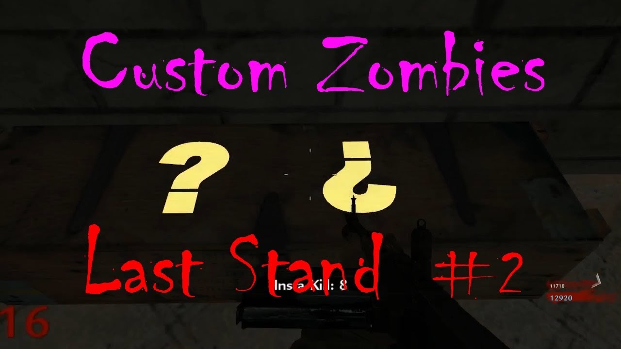 Custom Zombies Last Stand THE BOX Part 2! (CoD WaW Custom Zombies