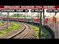  namma rajdhani  bengaluru rajdhani full journey in luxurious first ac