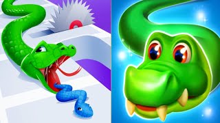 Snake Run Race VS Snake Arena 🐍 - Epic Best Comparison! Which is the Best?🔥EP-24 screenshot 3