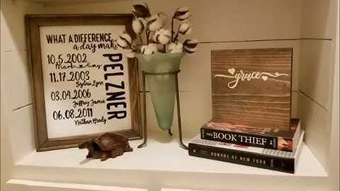 Our Love Story Reverse Canvas Sign Tutorial