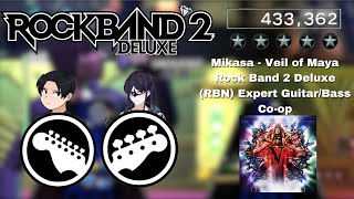 Mikasa - Veil of Maya || Rock Band 2 Deluxe (RBN) Expert Guitar/Bass Co-op