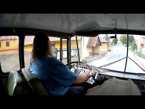 Tatra 813 Kolos - Jízda (Cabin view)