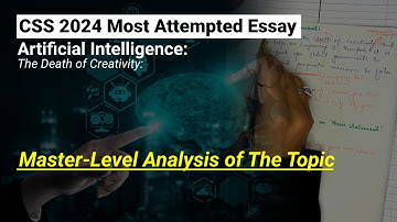 CSS Essay Writing Techniques || CSS Essay on Artificial Intelligence || Exampen