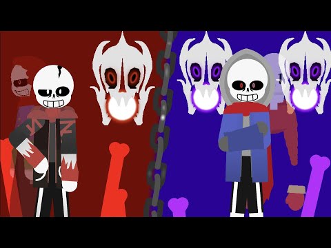 Zialz vs Dust Sans animation