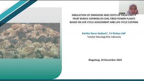 Simulation of Emissions and Costs EFB Cofiring based on Life Cycle Assessment and Life Cycle Costing