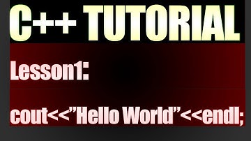 Lesson1 - Hello World