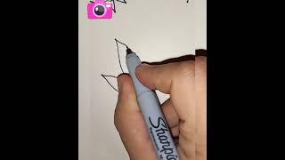 One Line Drawing Maple Leaf #short #shorts #trendingshorts #viral #art