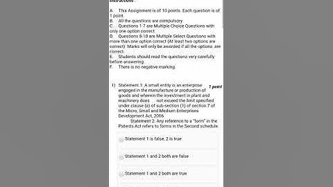 NPTEL WEEK 1 Answers( Patent Law for Engineers and Scientists