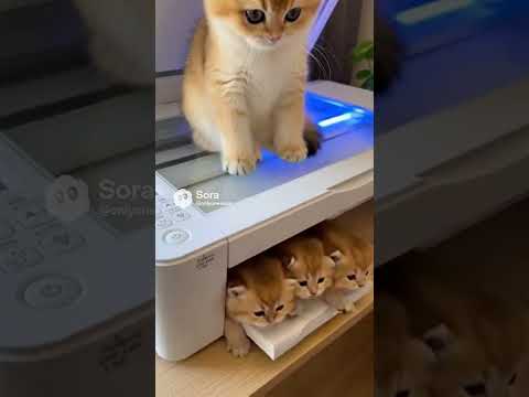 당신의 스트레스를 녹이는 고양이 영상 #힐링 #동물 #릴스 #ai반려동물 #ai영상편집 #cat