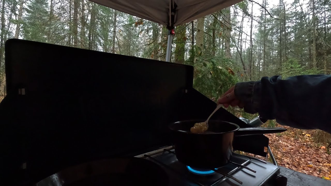 Cold, Wet, And Rainy Fall Camping