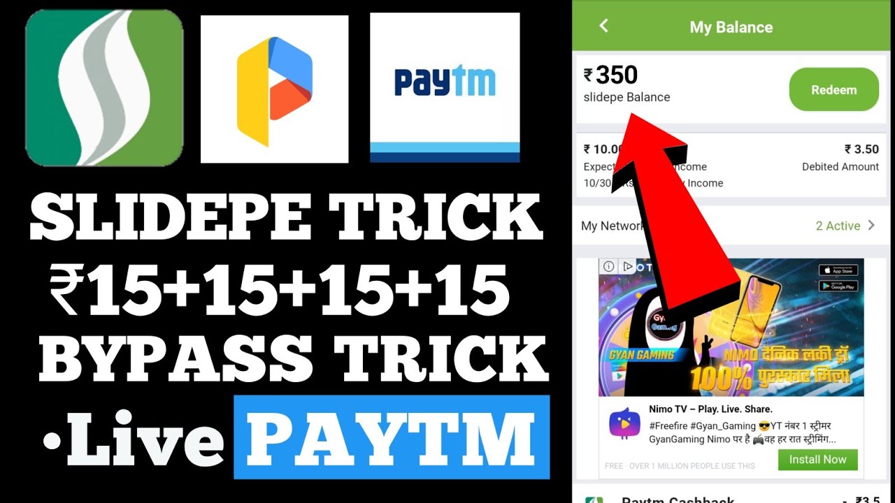 SLIDEPE APP UNLIMITED BYPASS TRICK || ₹15+15+15 PER REFER || MRTECHIE