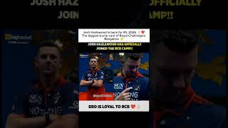 🔥 Josh Hazlewood Returns to IPL 2026 | RCB’s Biggest Trump Card 💥 | Game Changer is Back!