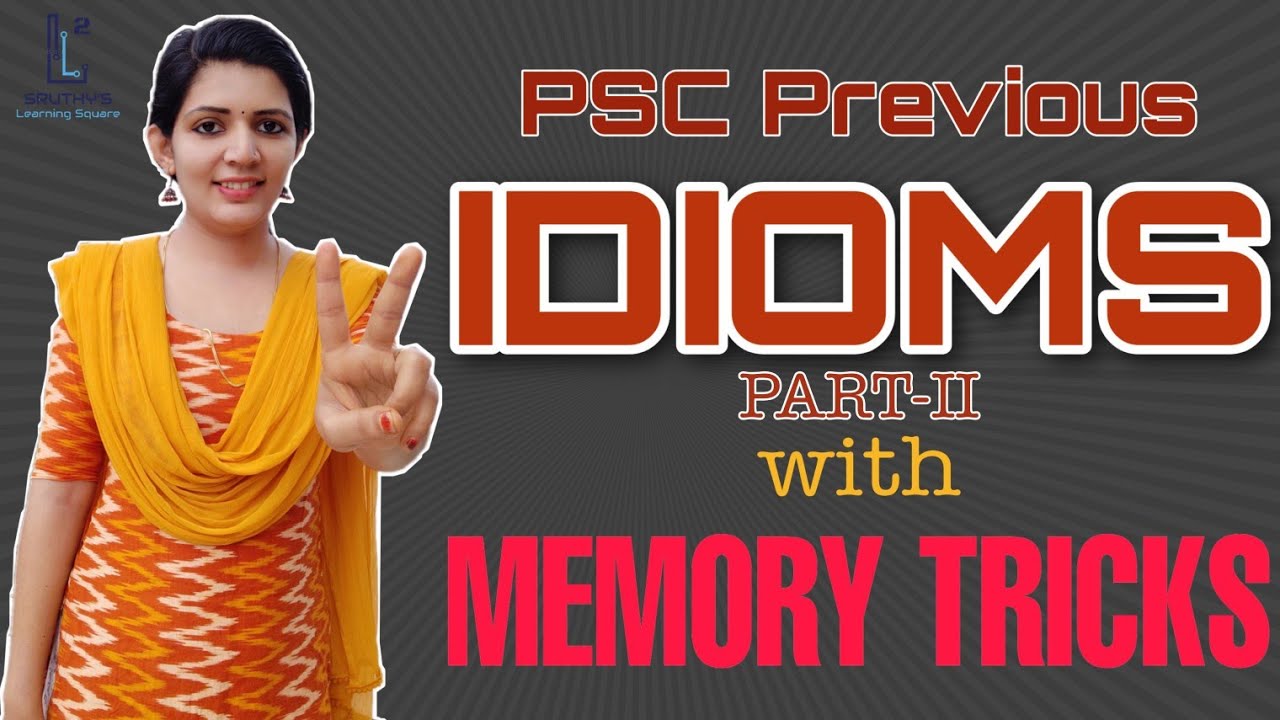 Idioms and phrases for Kerala PSC 2020