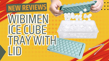 WIBIMEN Ice Cube Tray with Lid - Smart Freezer Gadget