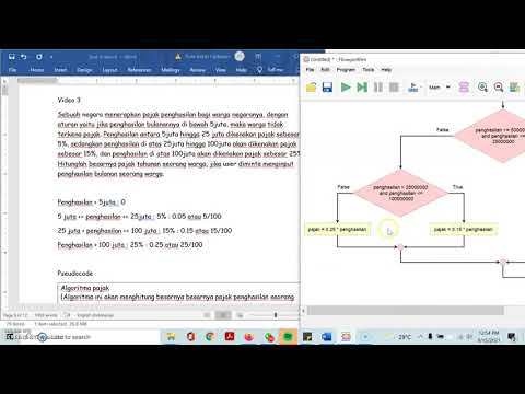 17. Tax Calculation Algorithm (if-else if) Using Flowcharts with Flowgorithm
