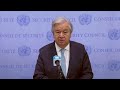 Guterres: Imminent famine in Gaza is &#39;entirely manmade disaster&#39;