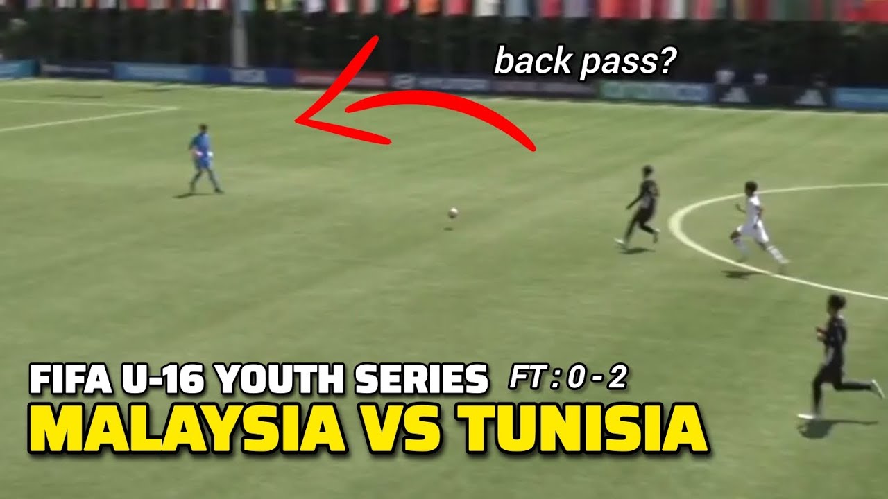Malaysia vs Tunisia U16 | Perlawanan FIFA Youth Series 2025 | Bolasepak