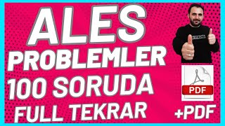 2024 Ales Problemler 100 Soruda Full Tekrar Ücretsi̇z Pdf 2024 Ales Matematik Problemler Ösym Tarz