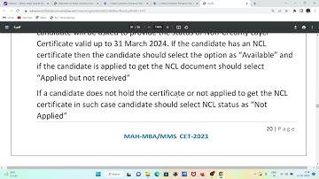 MBA CET  2023 APPLICATION FROM FILLING VIDEO FOR STUDENT