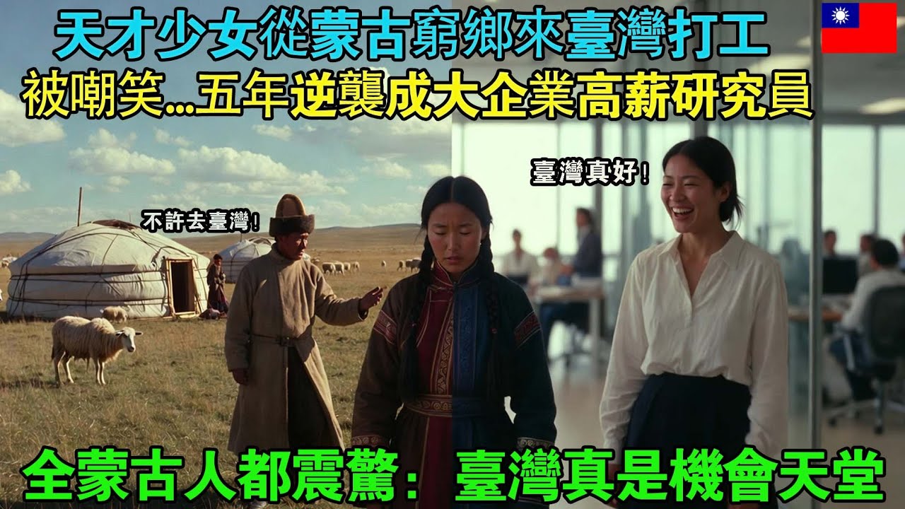 「台灣是機會之地」空手來台的蒙古女孩，從便利商店打工到大企業研究員的奇蹟故事公開後，蒙古300萬人口全都震撼了！