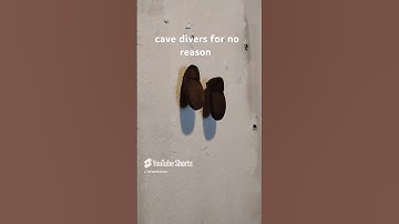 POV: cave divers for NO reason #fyp #trending #cave #diving #explore #shorts #turnleft@thefork