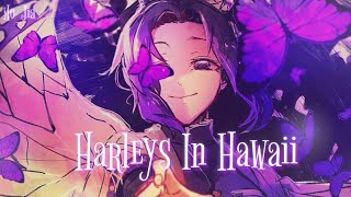 ✓ Nightcore - Harleys In Hawaii - (Lyrics)