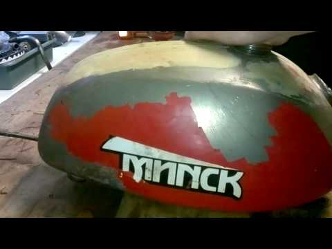 Подготовка к покраске мотоцикла Минск