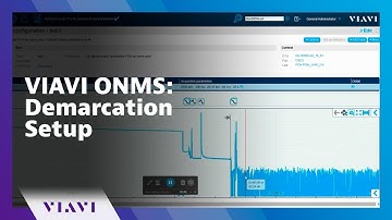 VIAVI ONMS: Demarcation Setup