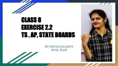 Class 8 | Chapter 2 Exercise 2.2 Q No 12 to 17 TS | AP | State Boards