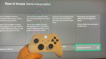 Xbox Series X/S: How to Let Games Read to Me Tutorial! (Game Transcription Settings)