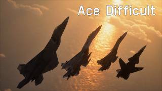 Ace Difficult Full S-Rank Playthrough - Ace Combat 8: Wings of Theve Full Game (4K 60FPS)