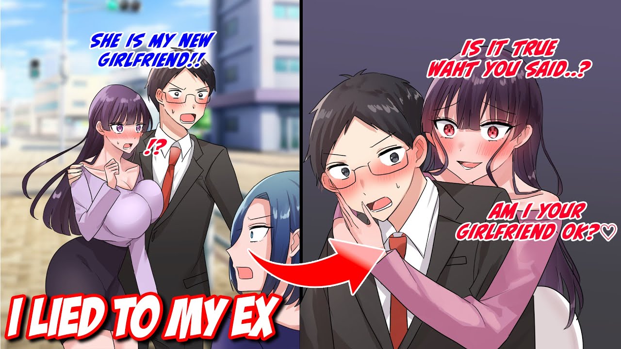 【YandereManga】When I lied to my ex-girlfriend that my female boss was her girlfriend, she changed...