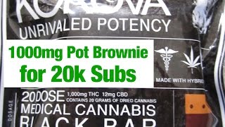 WPD LIVE - Eating 1000mg Edible for 20K Subs