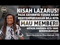 KISAH LAZARUS!! Tuhan Akan Menyempurnakan Kalau Kita Mau Memberi | Romo Christianus Risco B, SVD