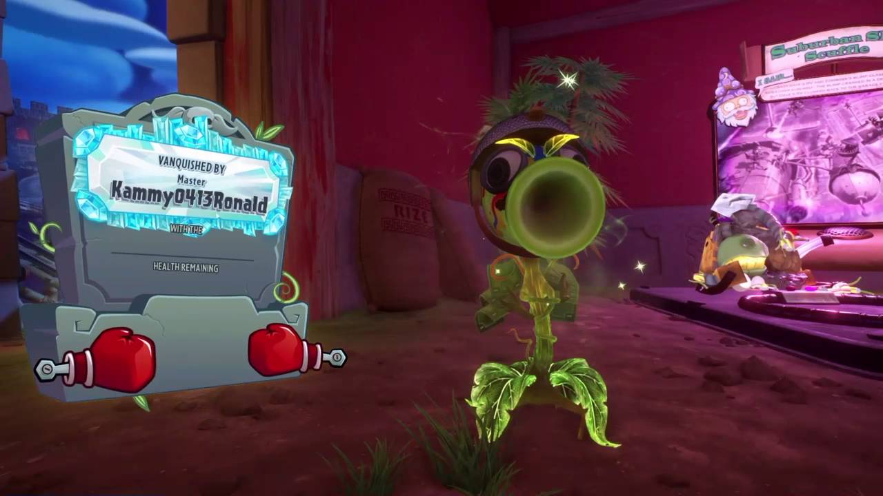 PVZGW2Peaceful zombie YouTube