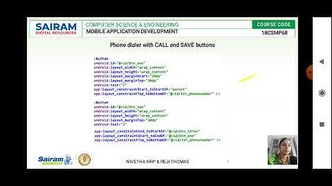 LectureVideo 18CSMP68 Program 8 Niveth&Reji Thomas
