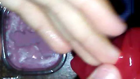 Playing with slime !!