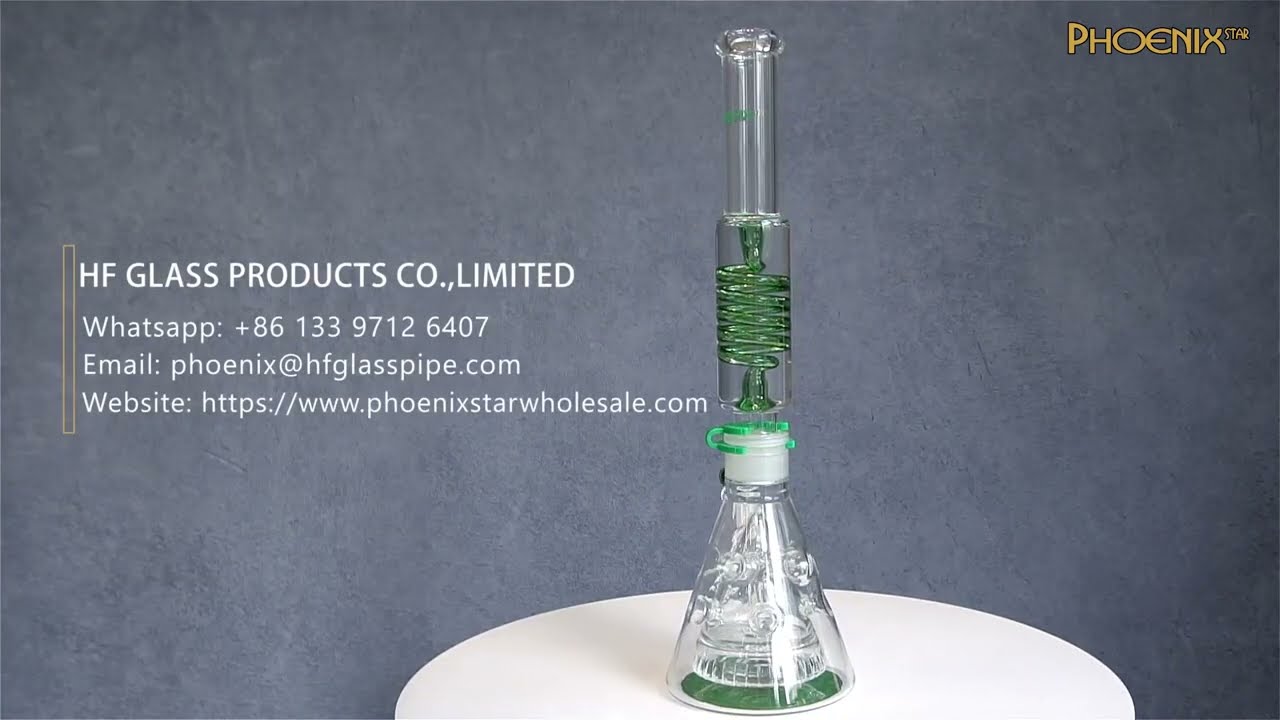 How to use Phoenix Star freezable coil bong PHX648 glasspipe